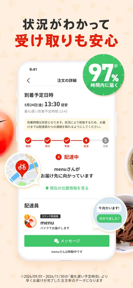 menu(メニュー)の使い方