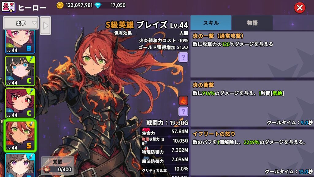 少女騎士団の編成