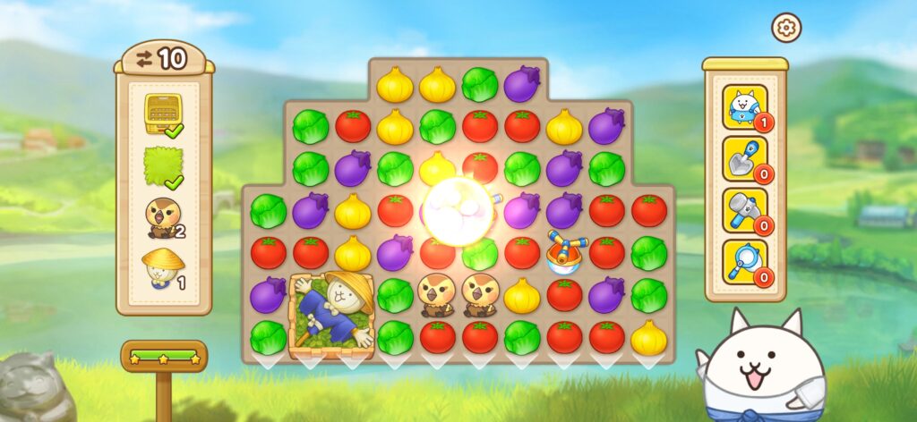 パズルで豊作！にゃんこ村手数